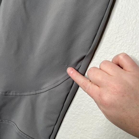 Buff Bunny Womens Gray Jogger active Pants With Drawstring Waist & Pockets - Picture 6 of 12